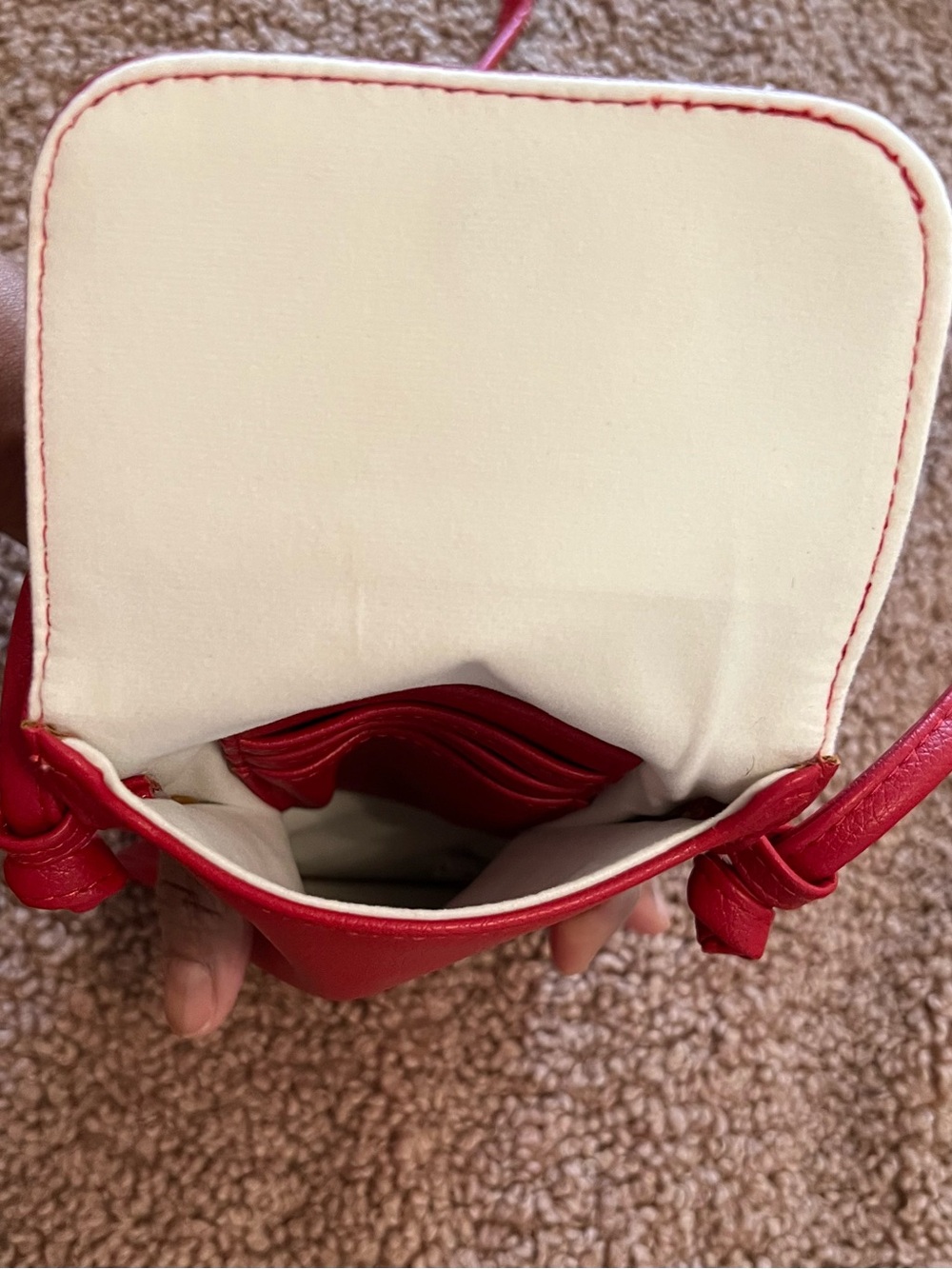 UNOde50 Red Crossbody Phone Bag - Compact Women's Bag - Picture 3 of 6